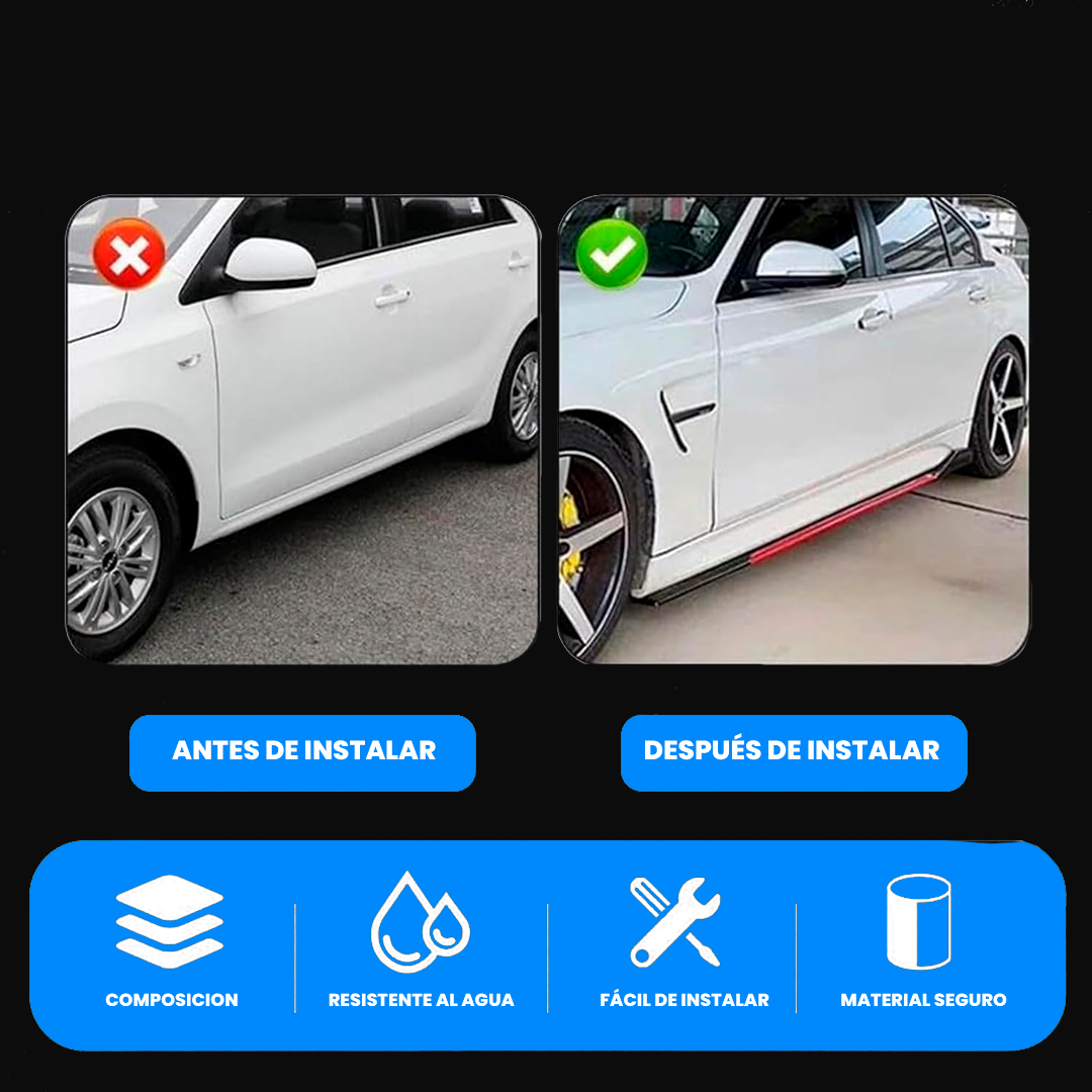 Lip Lateral Embellecedor Universal Recortable