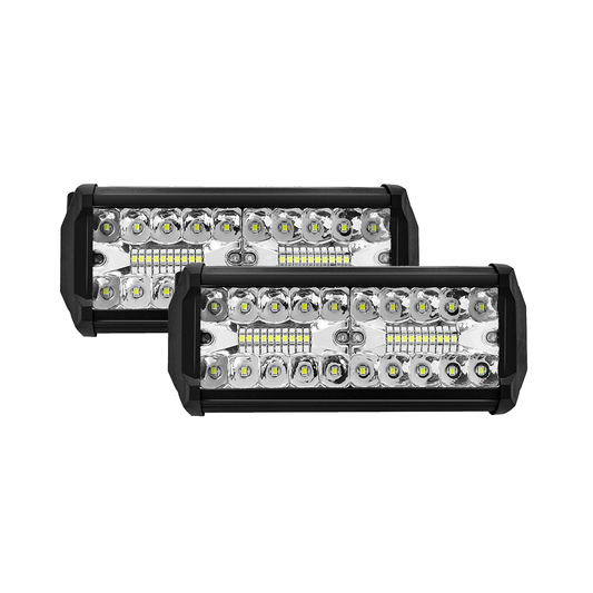 Faro 40 Leds Rectangular Tipo Barra Italio Turbo