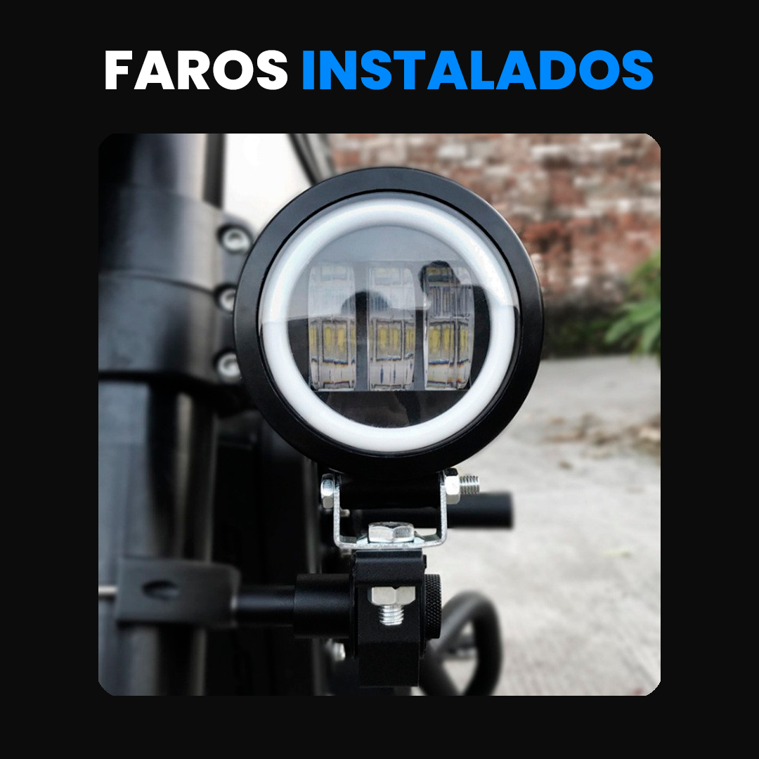 Juego Faro 3 Lupas con Arillo Excelente Iluminación