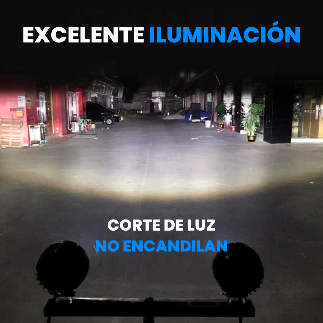 Juego Faro 3 Lupas con Arillo Excelente Iluminación