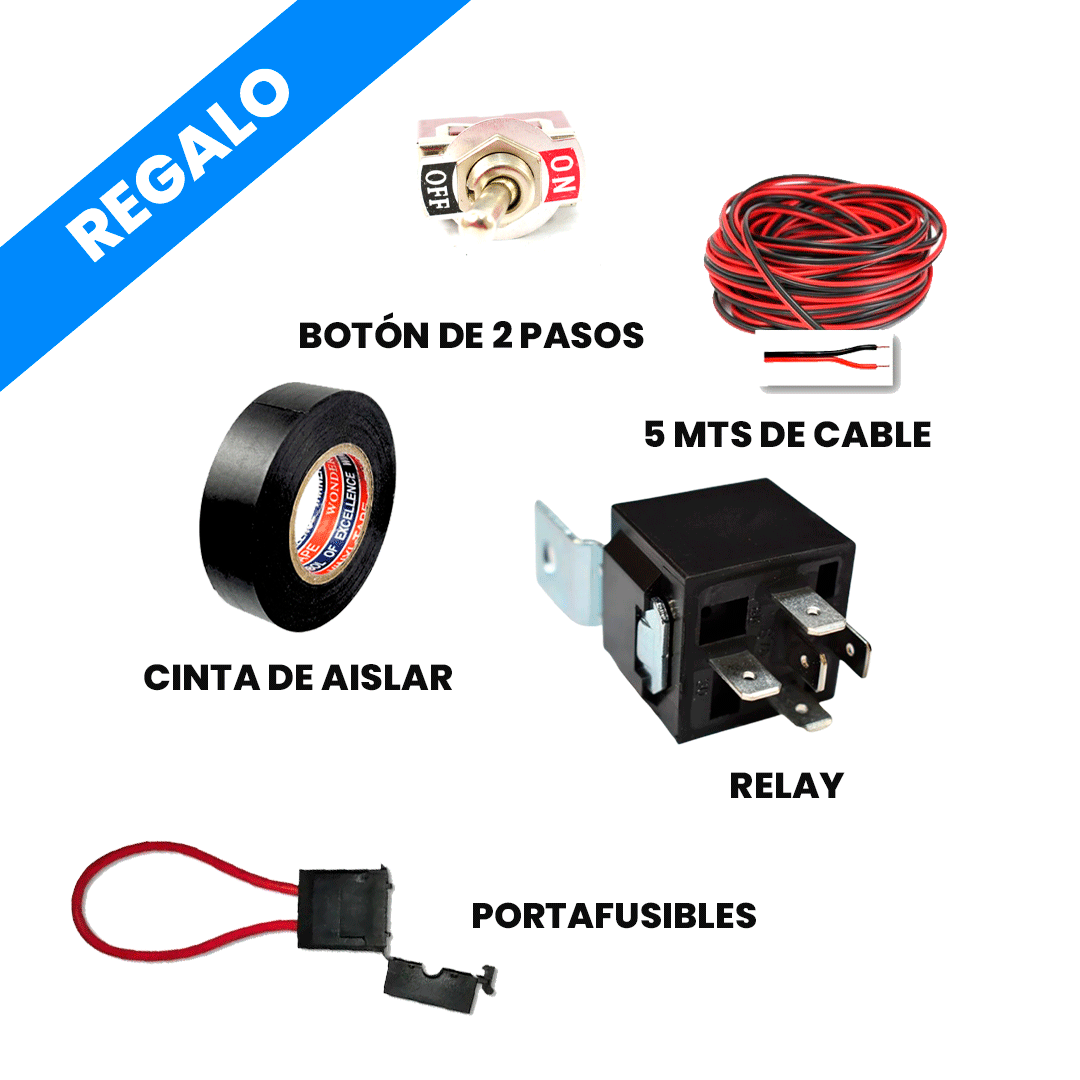 Juego Faro 3 Lupas con Arillo Excelente Iluminación