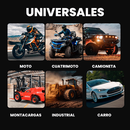 Faros Neblineros de Lupa Para Empotrar Bicolor