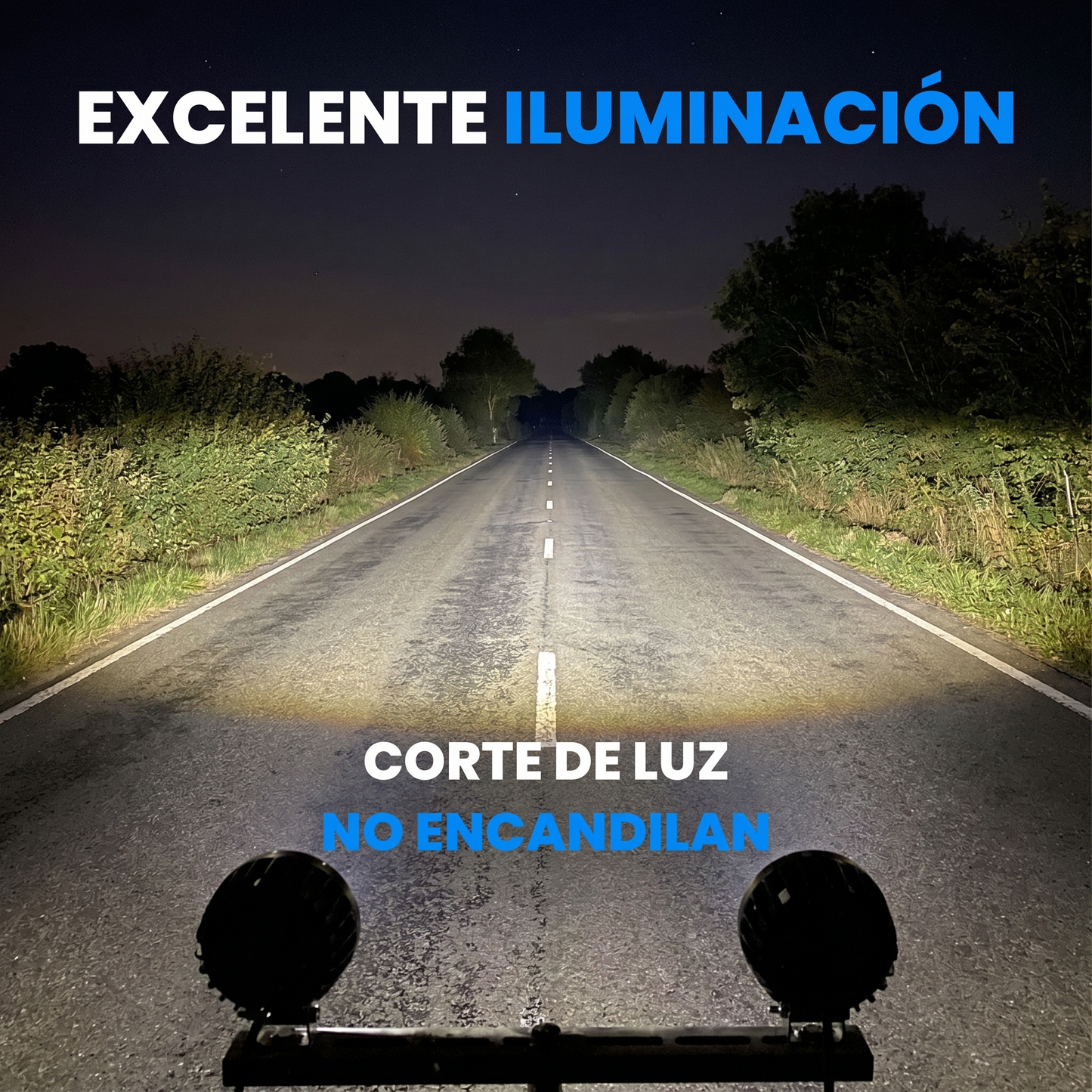 Faros Neblineros de 3 Lupas Universales