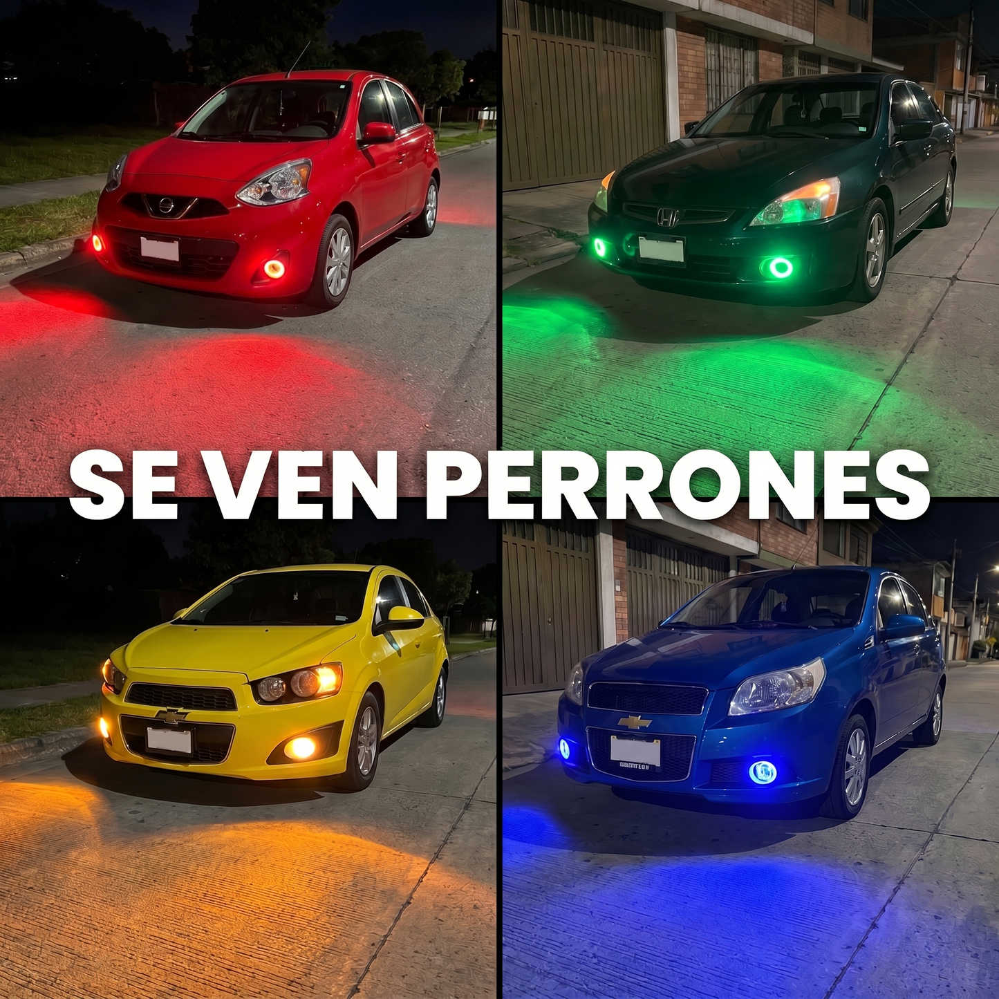 Faros Neblineros de 3 Lupas Universales