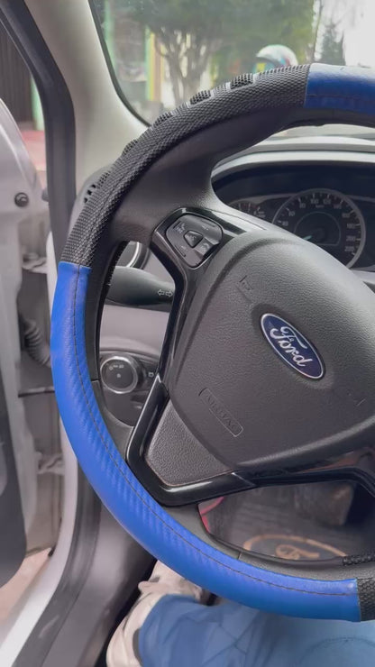 Funda de Volante Fibra de Carbono y Panal Líneas SWC